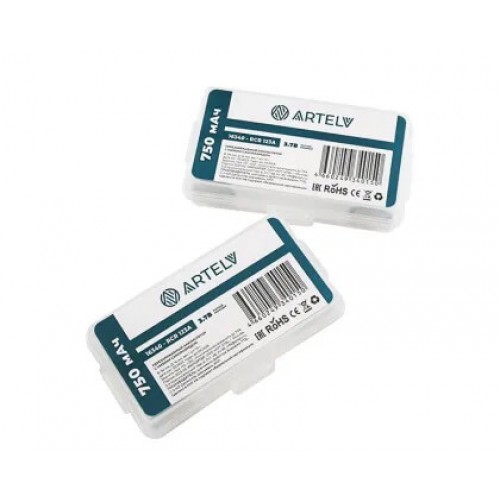 Аккумуляторные батареи RCR123 ARTELV 3.7V Li-Ion 750 mAh в Балаково