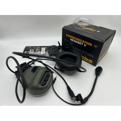 "COMMUNICATION HEADSET V" Активные тактические наушники для стрельбы в Балаково