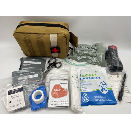 Номер 2. АРМЕЙСКАЯ АПТЕЧКА первой помощи ‼️УКОМПЛЕКТОВАННАЯ (с противоожоговым гелем BURNCARE в комплекте) / универсальная медицинская аптечка в Балаково