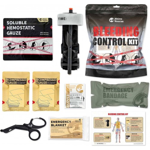 Комплект для остановки кровотечений «Bleeding Control Kit» Rhino Rescue в Балаково