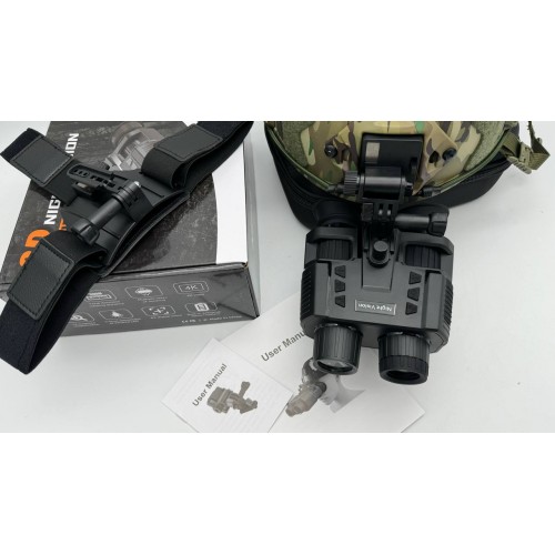 Прибор ночного видения NV-8000 v2.0 3D NIGHT VISION 4K VIDEO с адаптером на шлем в Балаково