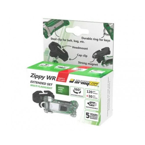 Наключный фонарь Armytek Zippy Extended Set WR (Green Jade) в Балаково