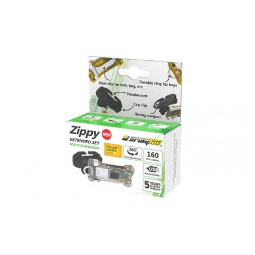 Наключный фонарь Armytek Zippy Extended Set (Yellow Amber) в Балаково